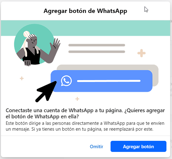 Agregar botón de WhatsApp
