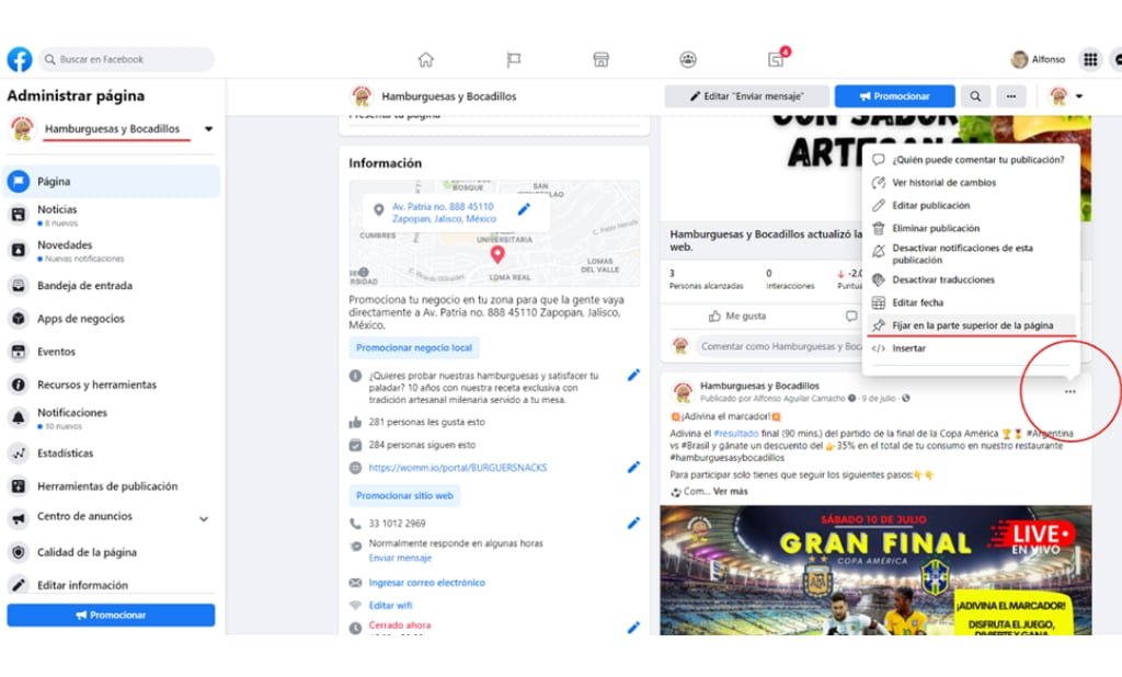 Anclar tus publicaciones