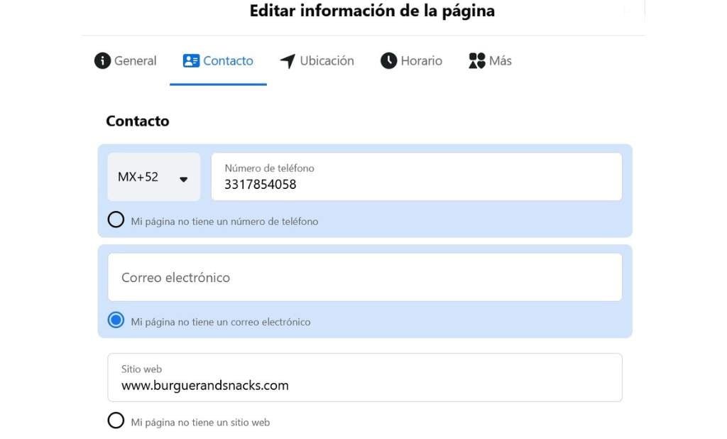 Caja de herramientas contacto