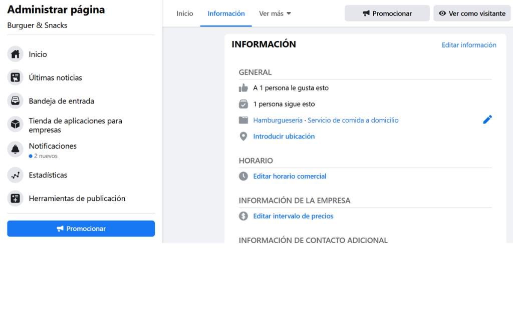 Las personas cuando entran a tu página de Facebook de tu restaurante quieren ver específicamente lo que están buscando