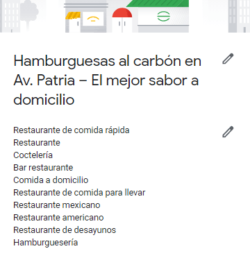 Copiar y pegar las categorías secundarias