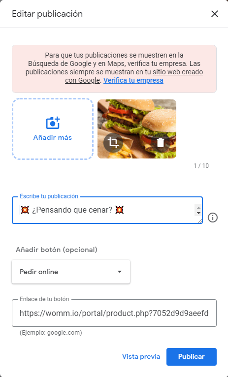 Crea novedades para tu restaurante