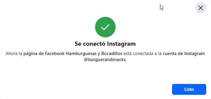 Se conecto Instagram