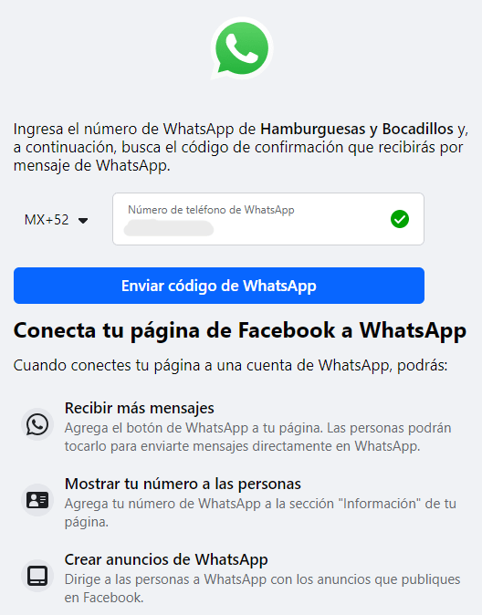 Vincular WhatsApp de tu restaurante